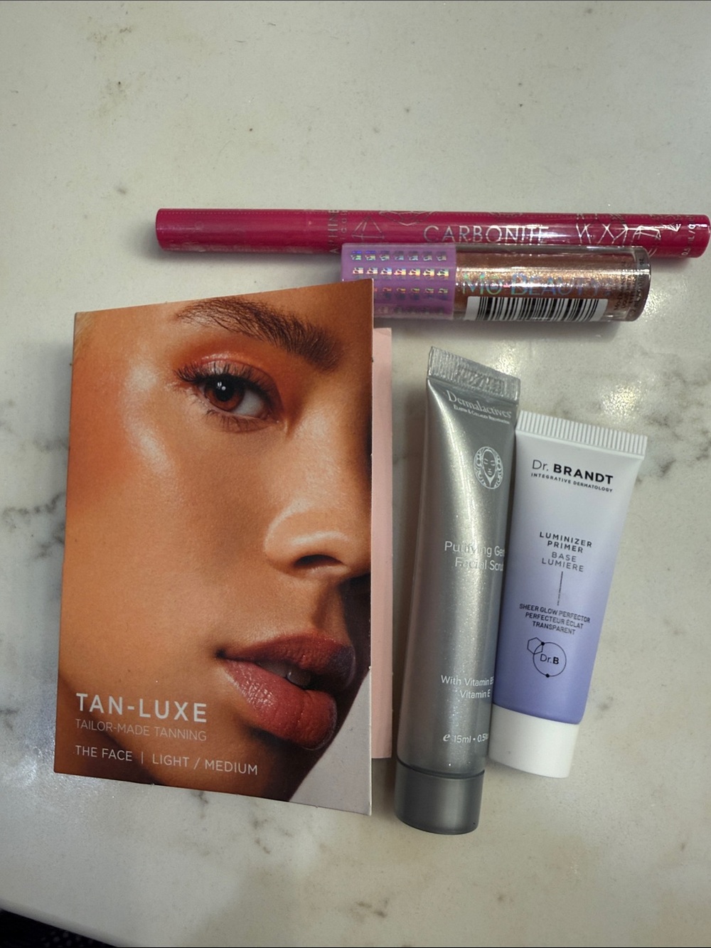 Tan-Luxe Face Tanning Sample + Skincare Duo - Peachy Bronze